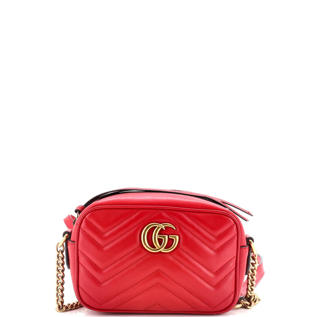 Gucci GG Marmont Shoulder Bag Matelasse Leather Mini