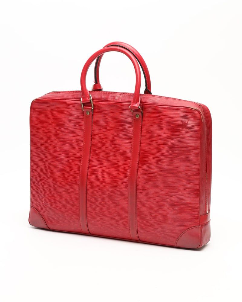 Louis Vuitton Epi Porte Document Voyage Business Bag