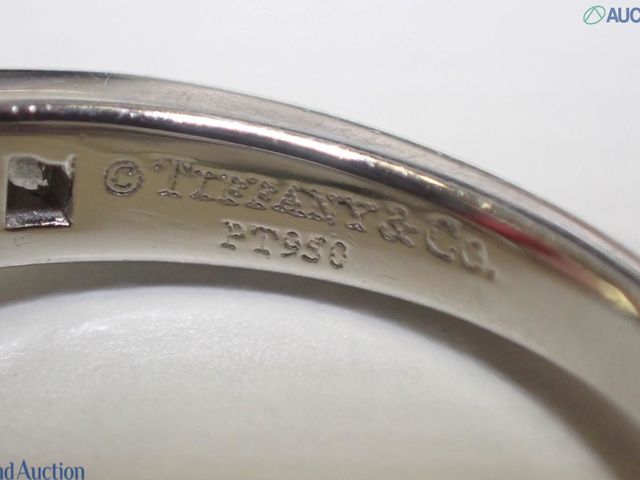 Tiffany &amp; Co. Channel Set Solitaire Ring 0.78ct