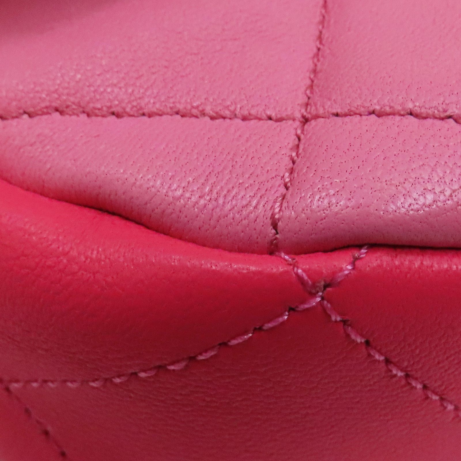 Chanel Tri-color Mini Flap Shoulder Bag Green Pink Multicolor Calfskin