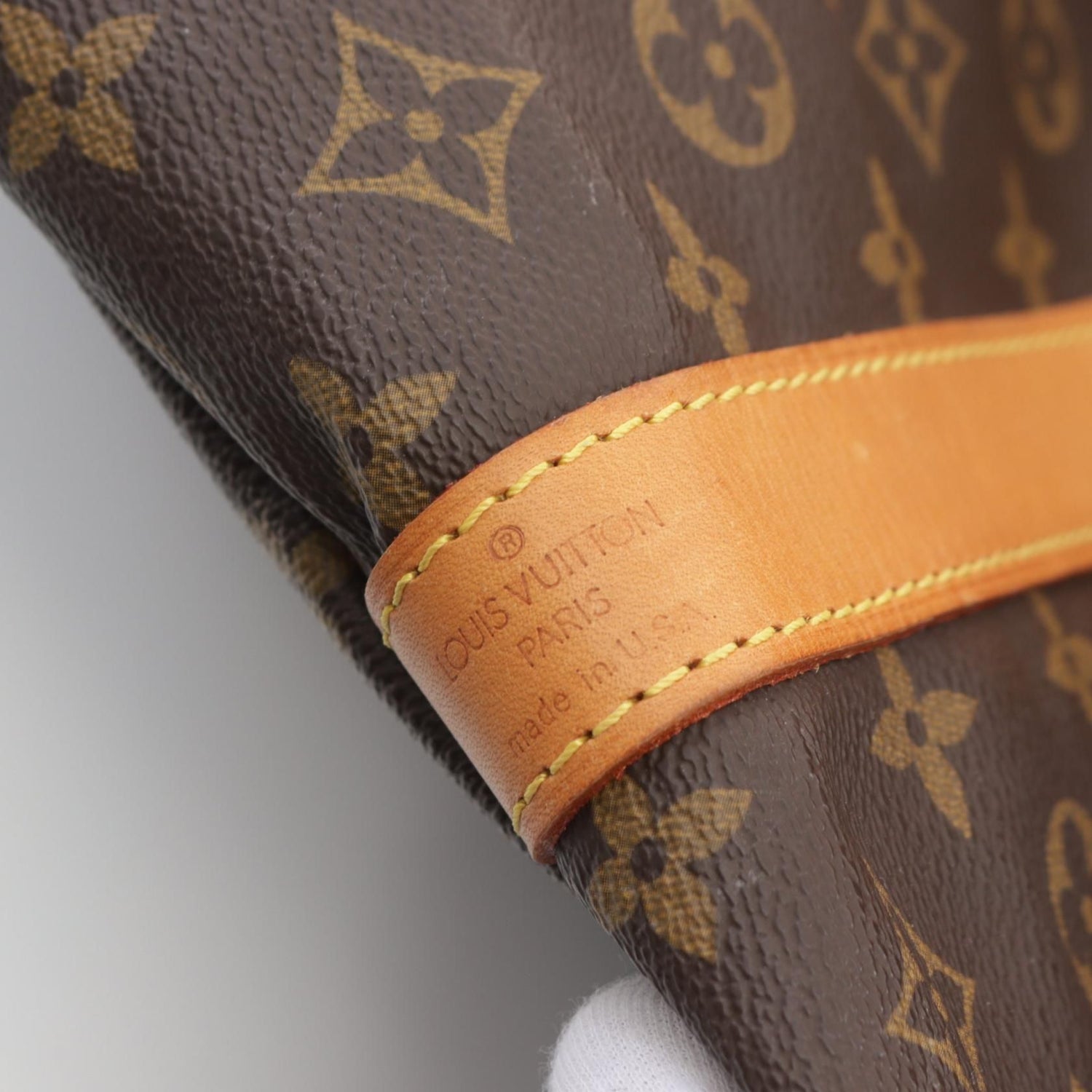 Louis Vuitton Keepall Bandriere 60 Brown Boston Bag M 41412
