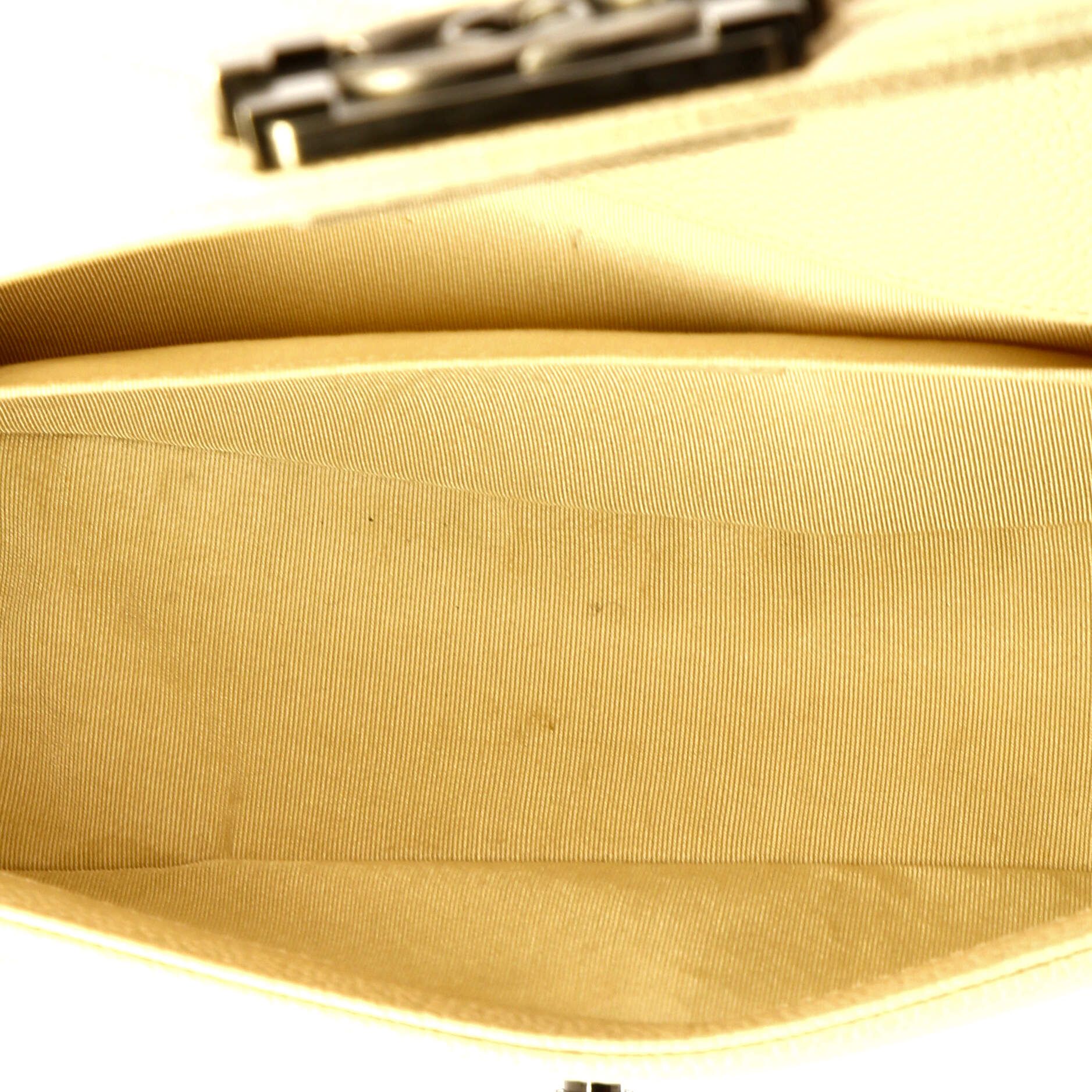 Chanel Boy Flap Bag Quilted Caviar Old Medium