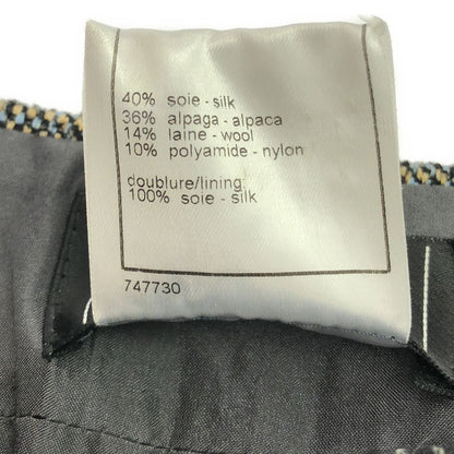 Chanel Black Pants Silk P 26752v 17003