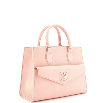 Louis Vuitton Lockme Monochrome Tote Leather Pm