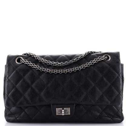 Chanel Reissue 2.55 Flap Bag Quilted Caviar 226