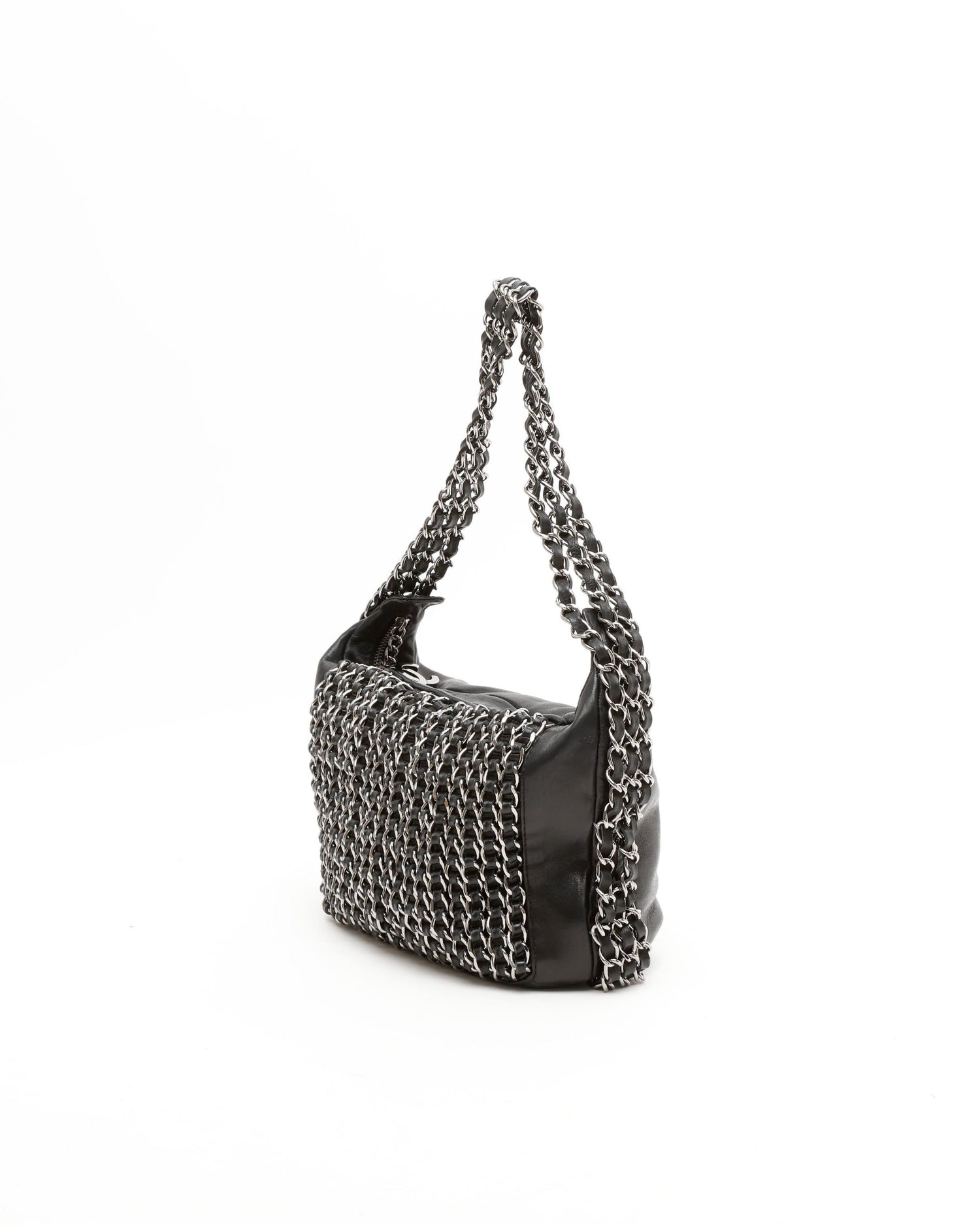 Chanel Triple Chain Hobo Bag