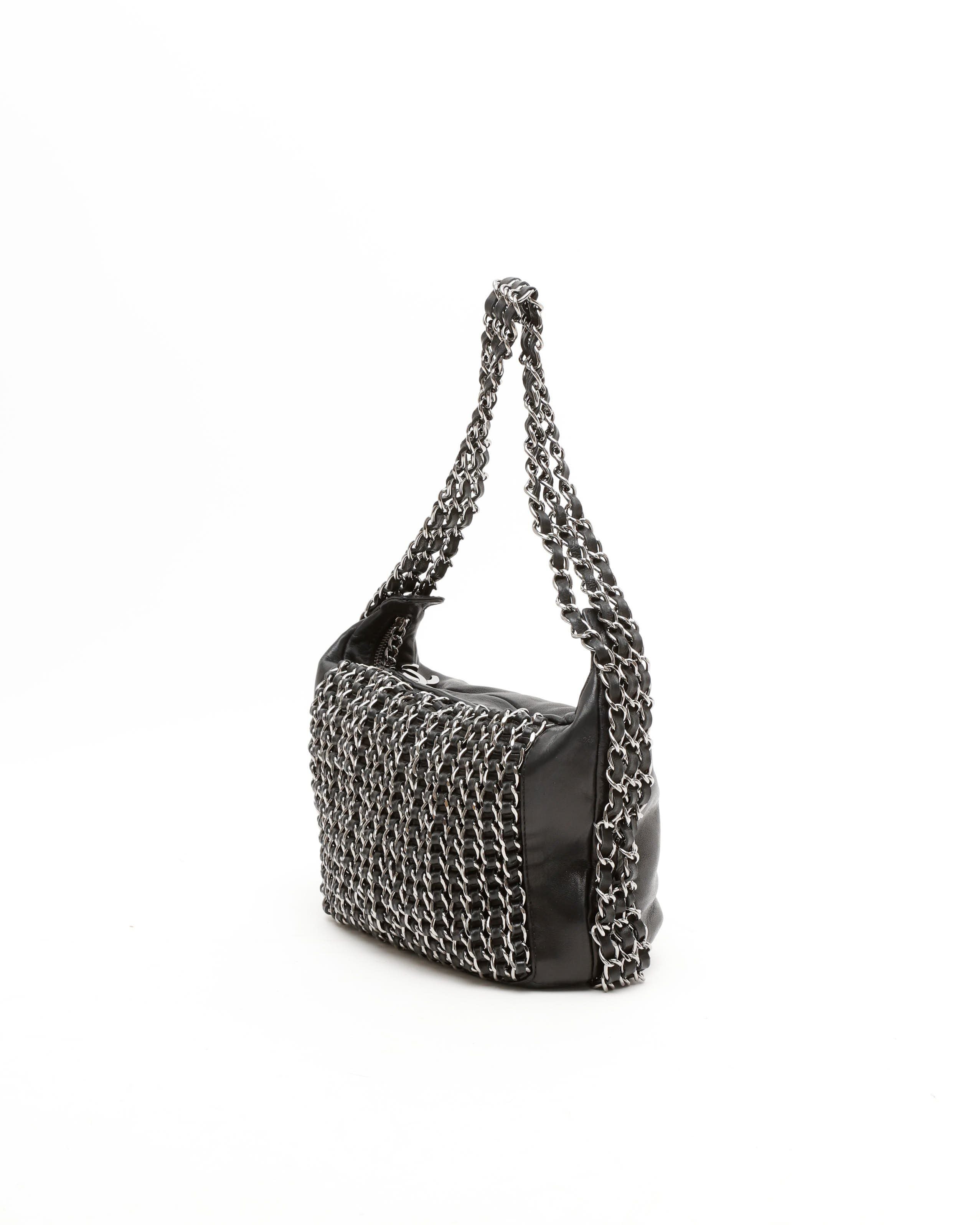 Chanel Triple Chain Hobo Bag