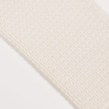 Chanel White Coco Mark Button Cardigan Cotton Silk P 40367