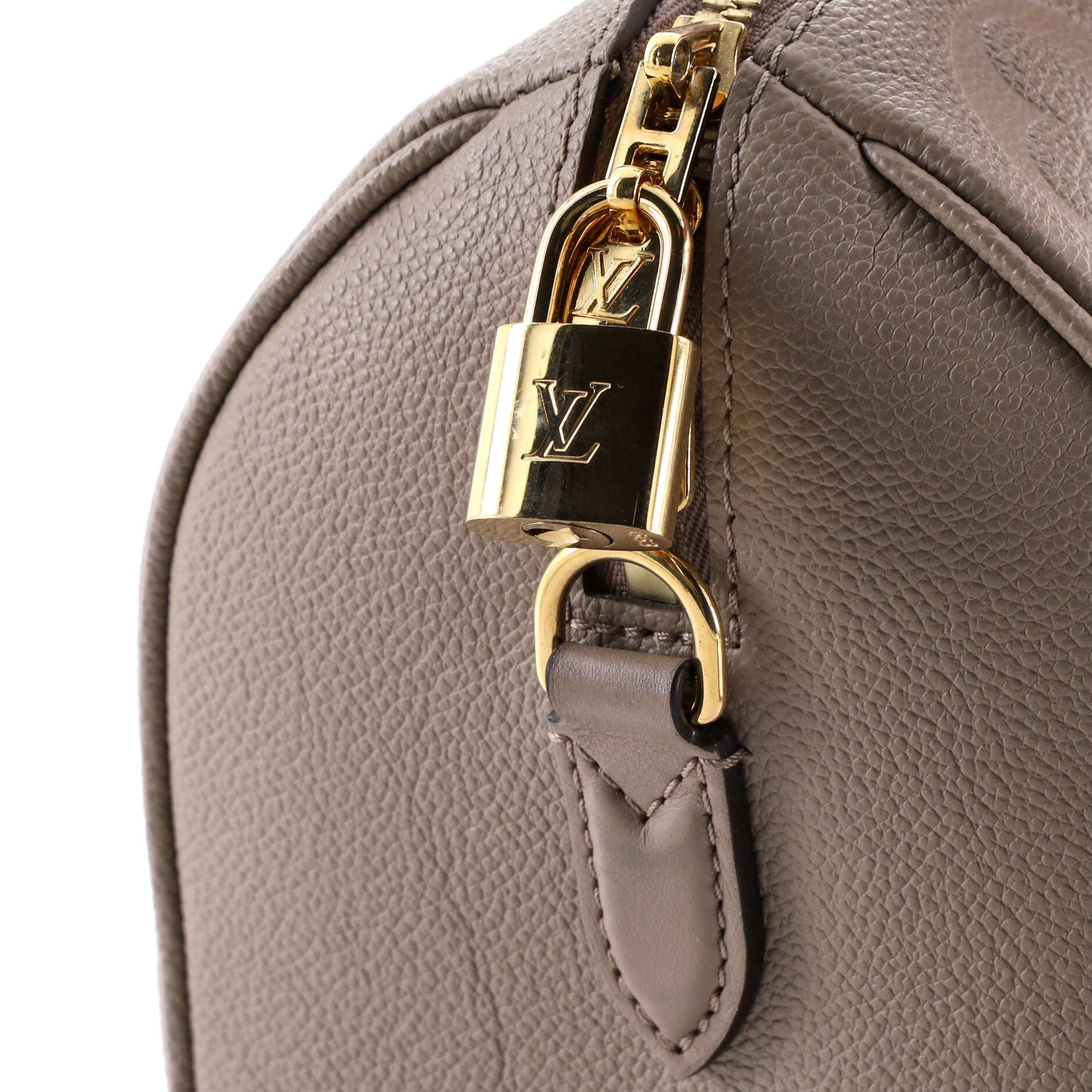 Louis Vuitton Speedy Bandouliere Bag Monogram Empreinte Giant 25