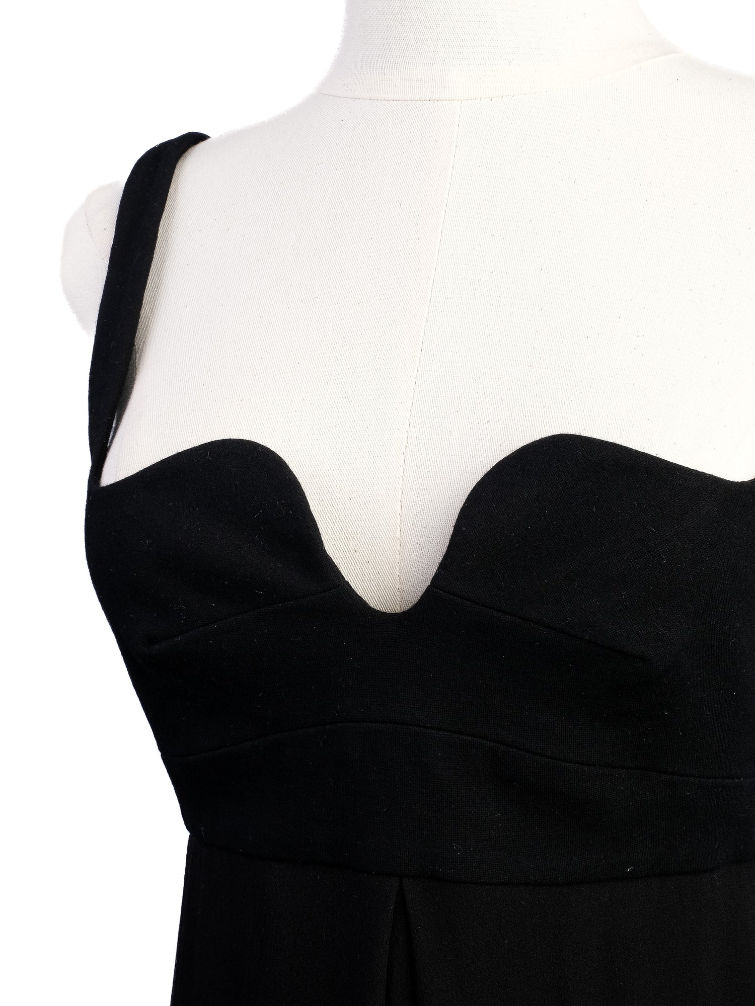 Excellent Diane von Furstenberg Black Silk Evening Gown