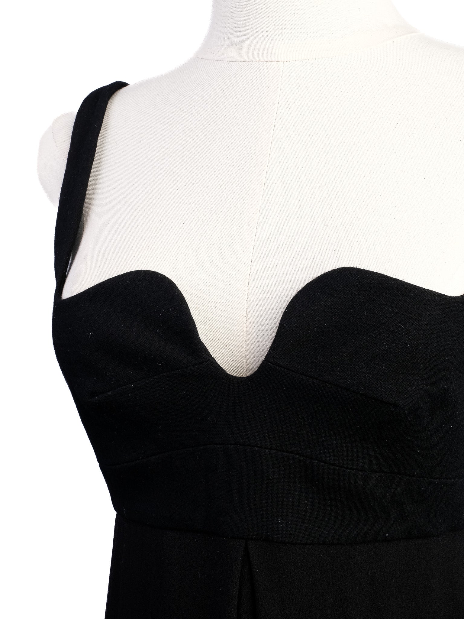 Excellent Diane von Furstenberg Black Silk Evening Gown