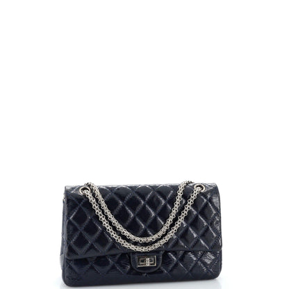 Chanel Reissue 2.55 Flap Bag Quilted Crinkled Patent 226