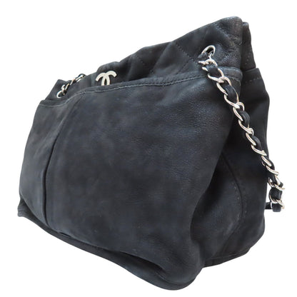Chanel Natural Beauty Tote Black Suede