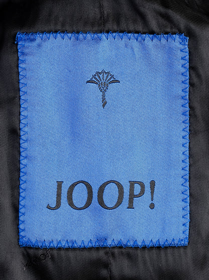 Excellent Joop Black Viscose Trench Coat for Men