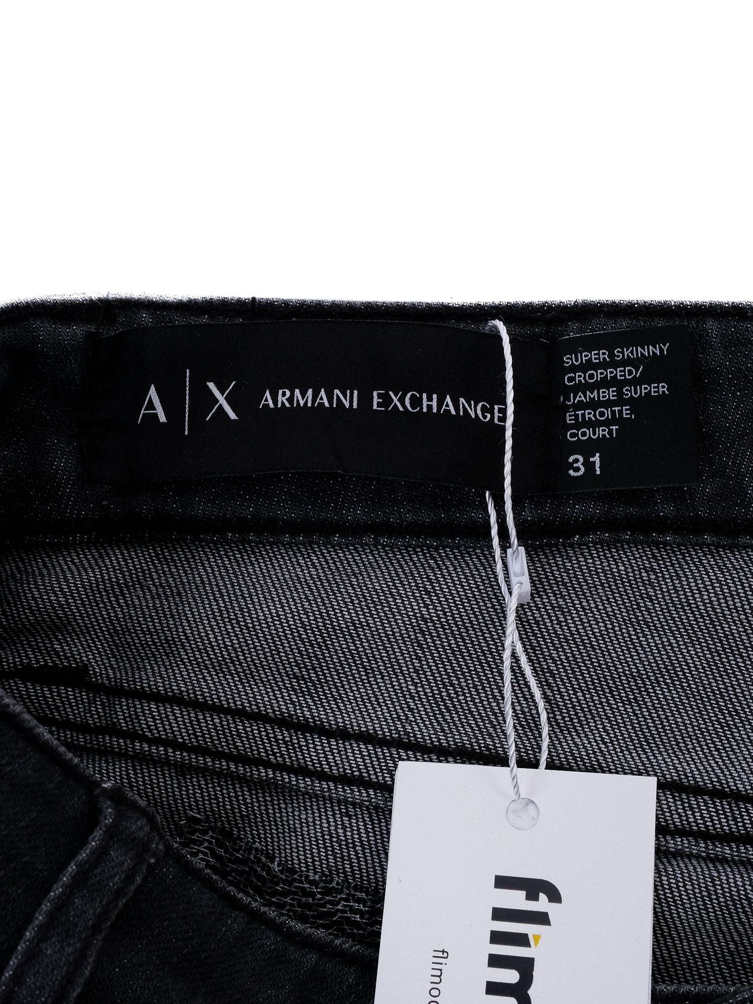 EXCELLENT Armani Exchange Gray Distressed Jeans for Women