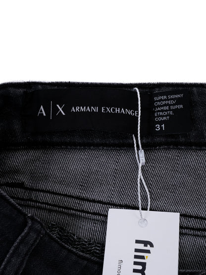 EXCELLENT Armani Exchange Gray Distressed Jeans for Women