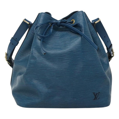 Louis Vuitton Epi Petit Noe Shoulder Bag Blue M 44105 Lv Auth