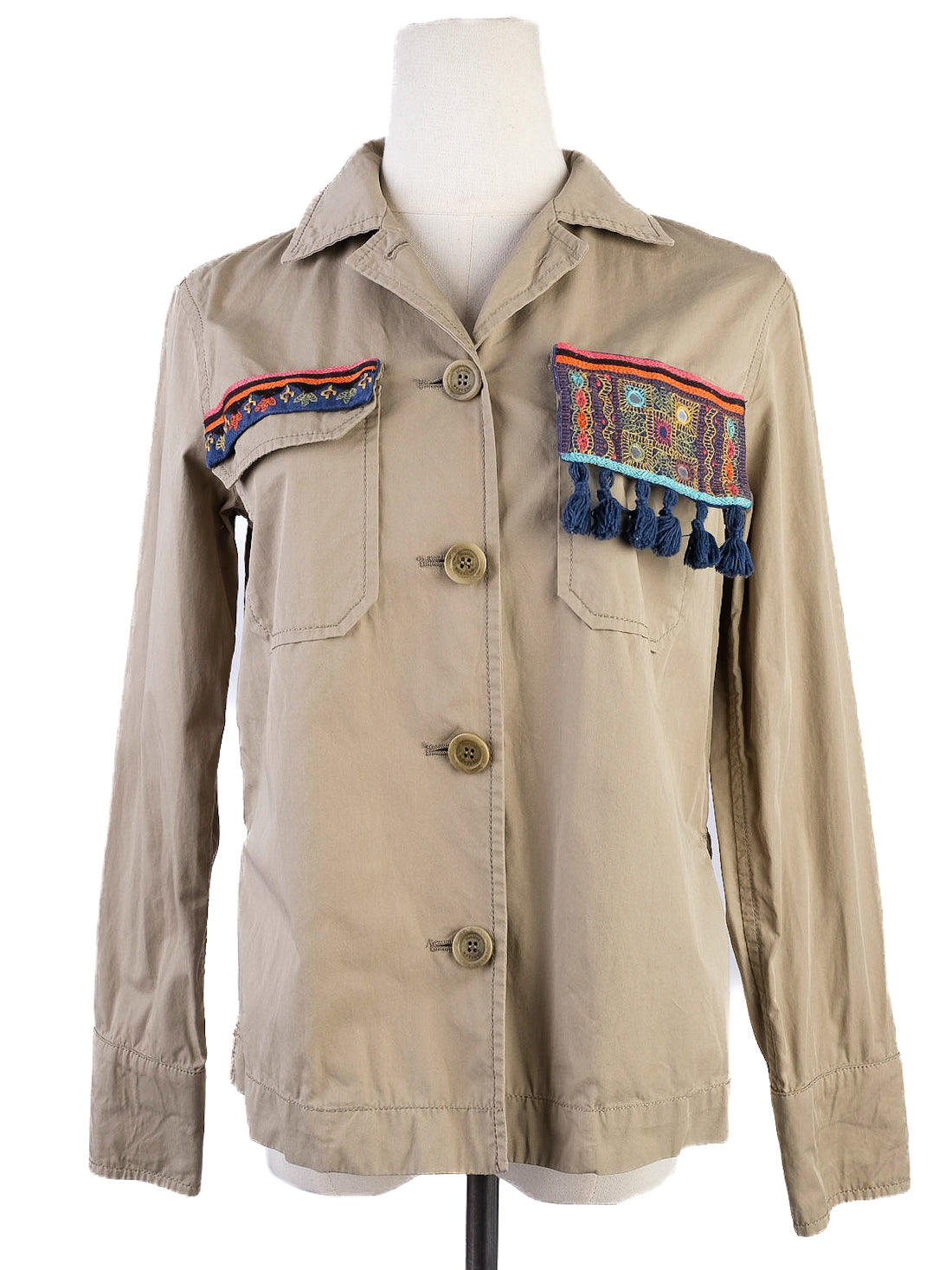 Excellent Weekend MaxMara Green Cotton Jacket &amp; Shorts Set Size L