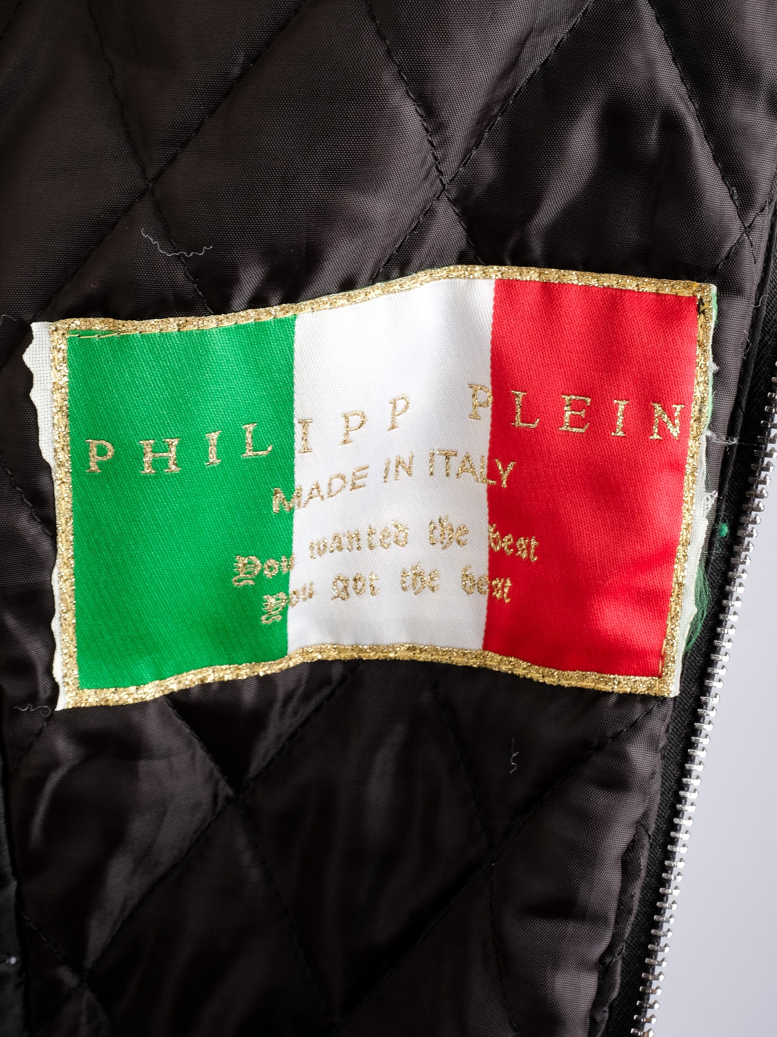 Excellent Phillipp Plein Black Sleeveless Hoodie with Embellished Crest