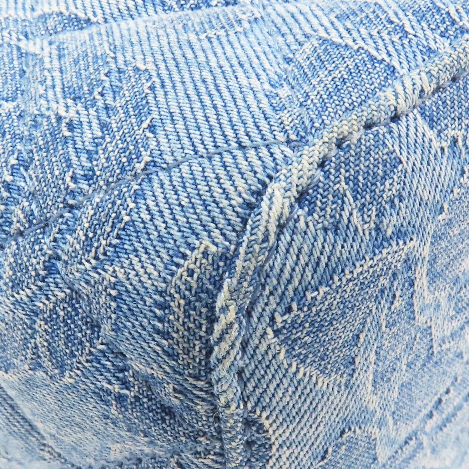 Chanel Sweetheart Small Vanity Case Shoulder Bag Denim Blue