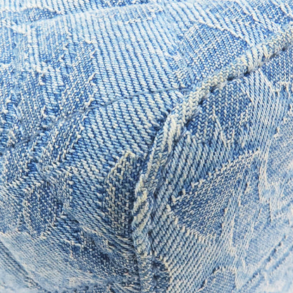 Chanel Sweetheart Small Vanity Case Shoulder Bag Denim Blue