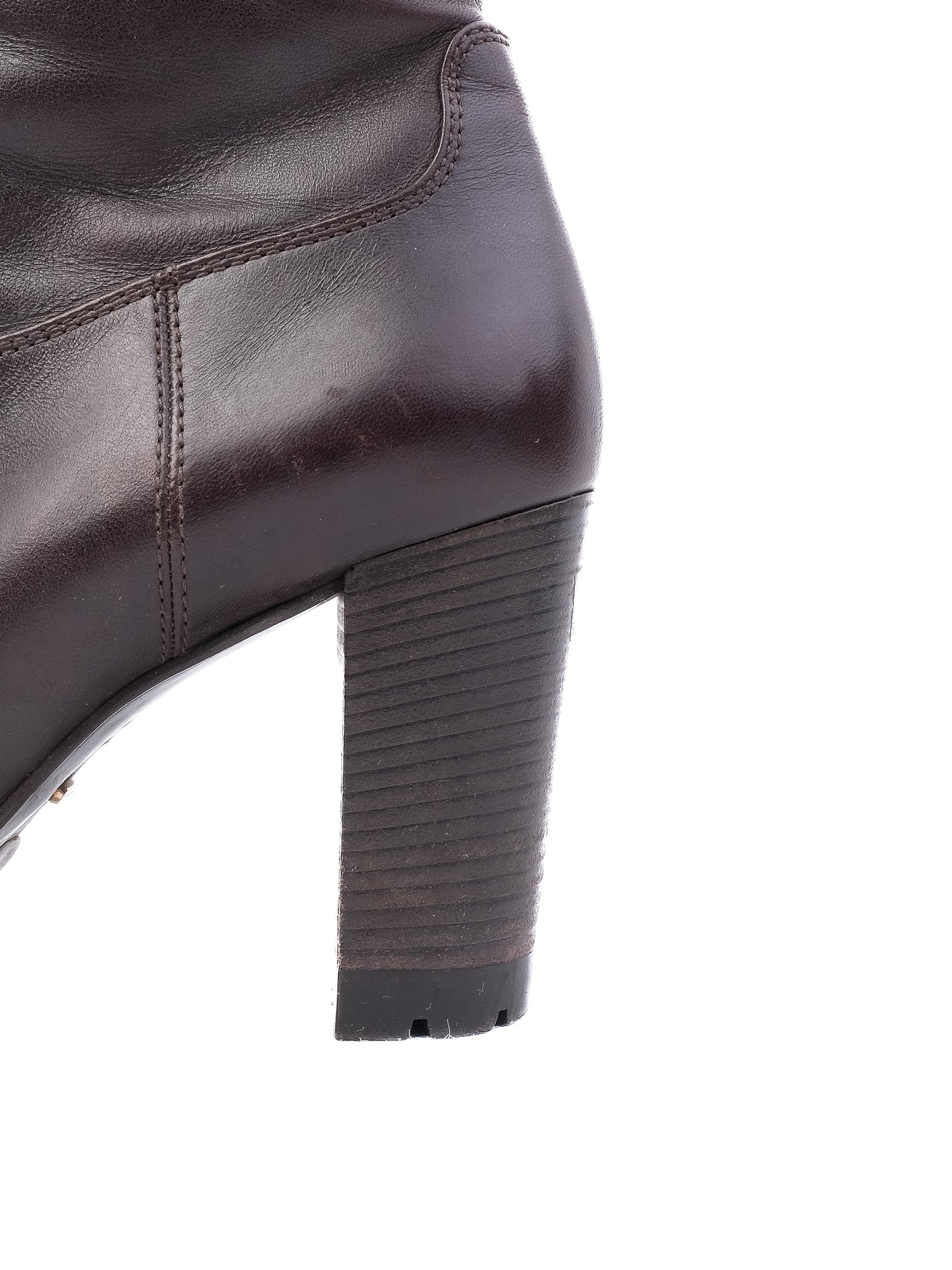Perfect Sergio Rossi Orange Leather Ankle Boots Size 39