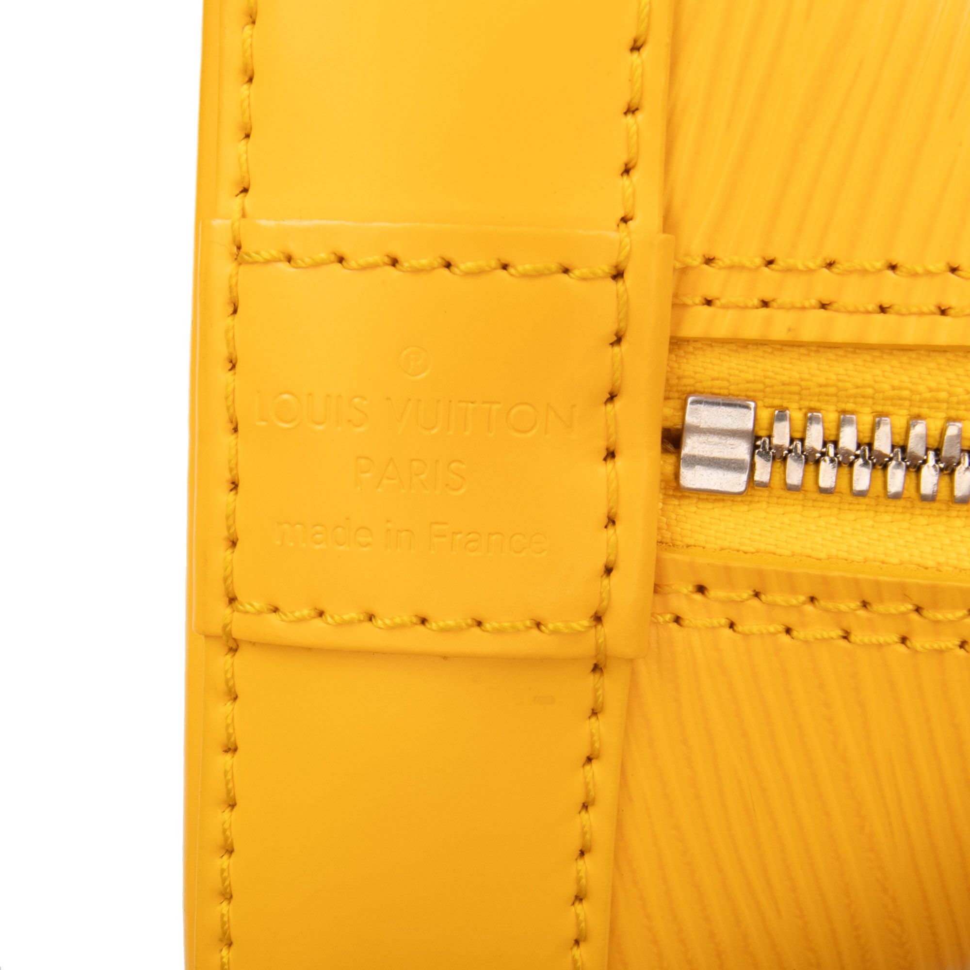 Louis Vuitton Epi Alma PM Yellow