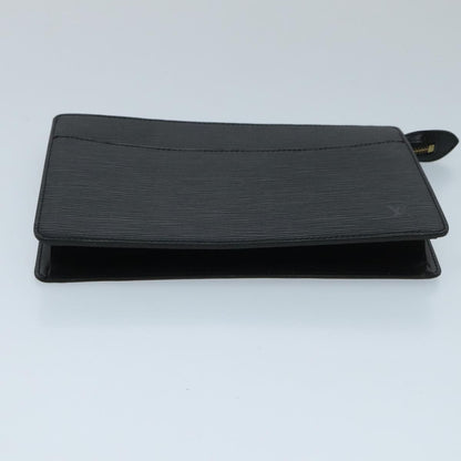 Louis Vuitton Epi Pochette Homme Clutch Bag Black Noir M 52522 Lv Auth