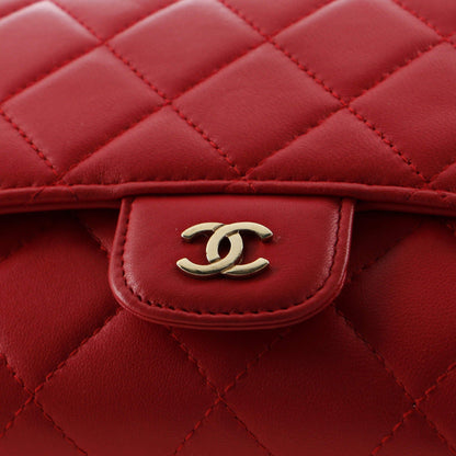 Chanel Wallet On Short Chain Quilted Lambskin