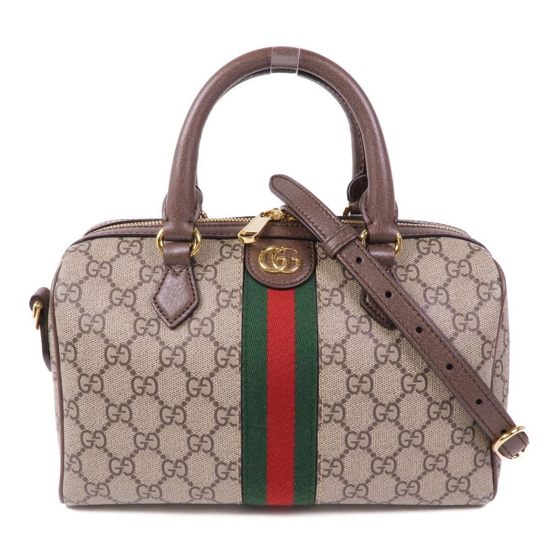 Gucci Painted Canvas Ophidia Gg Hand-turned Shoulder And Back Bag 2way Shoulder Bag Brown Pvc Coated Canvas 772061