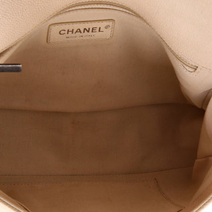 Chanel Boy Flap Bag Chevron Caviar New Medium