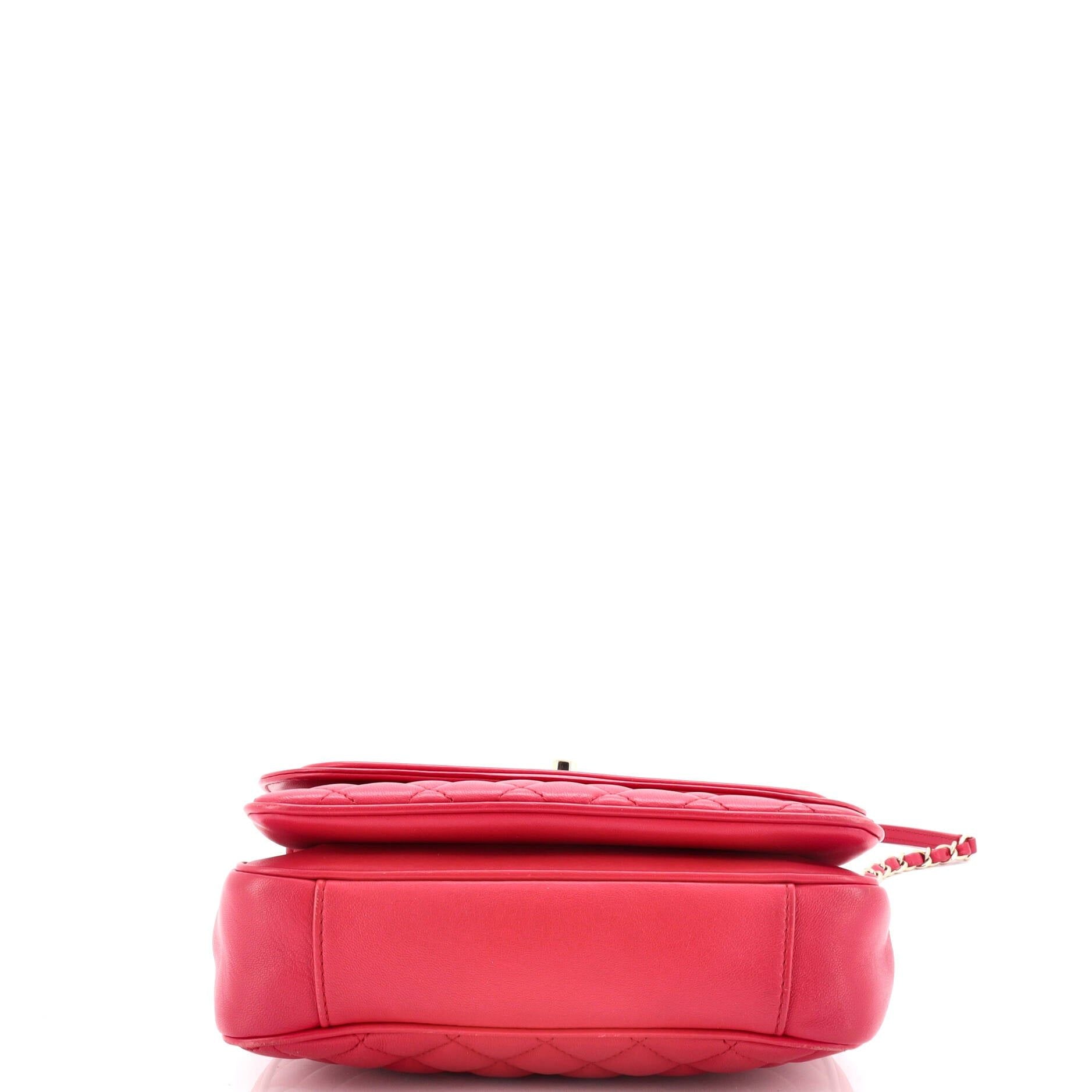 Chanel Lovely Day Square Flap Bag Quilted Lambskin Medium