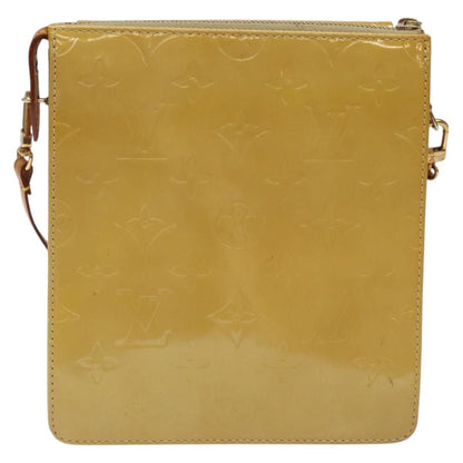 Louis Vuitton Vernis Motto Accessory Pouch Beige M 91136 Lv Auth