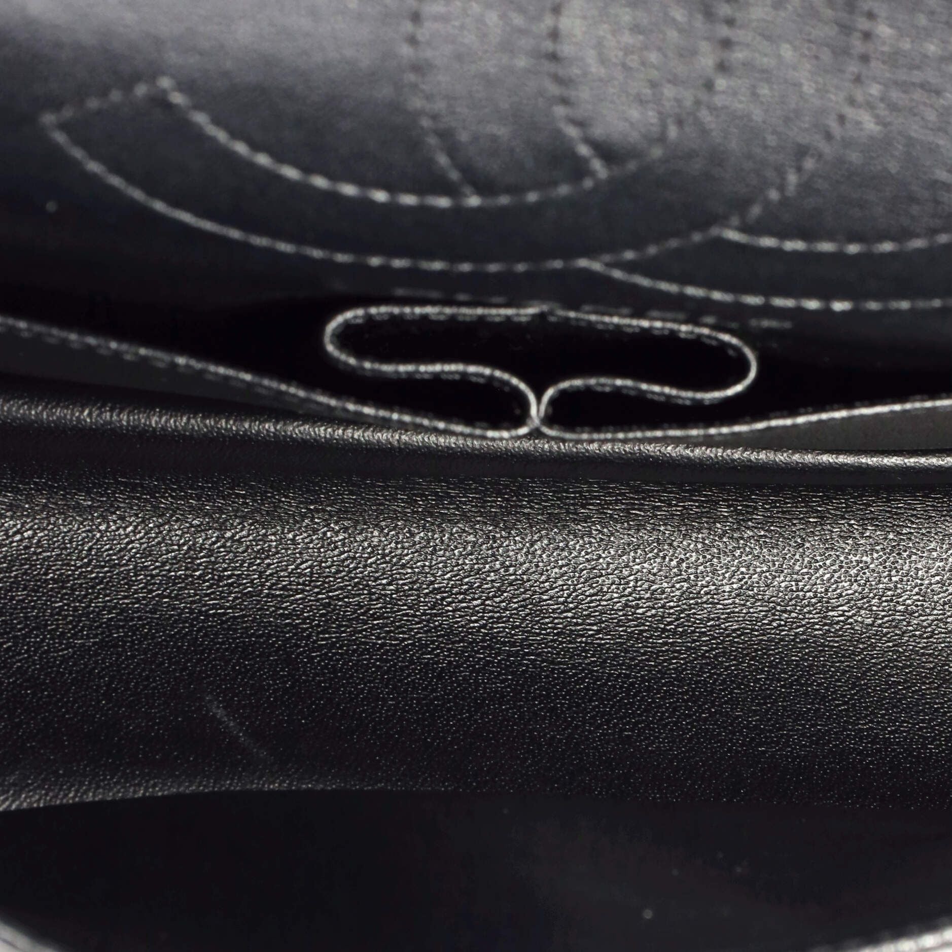 Chanel So Black Reissue 2.55 Flap Bag Chevron Aged Calfskin 225