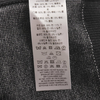 Burberry Ekd Knit Polo Shirt Black White Cotton 8070330