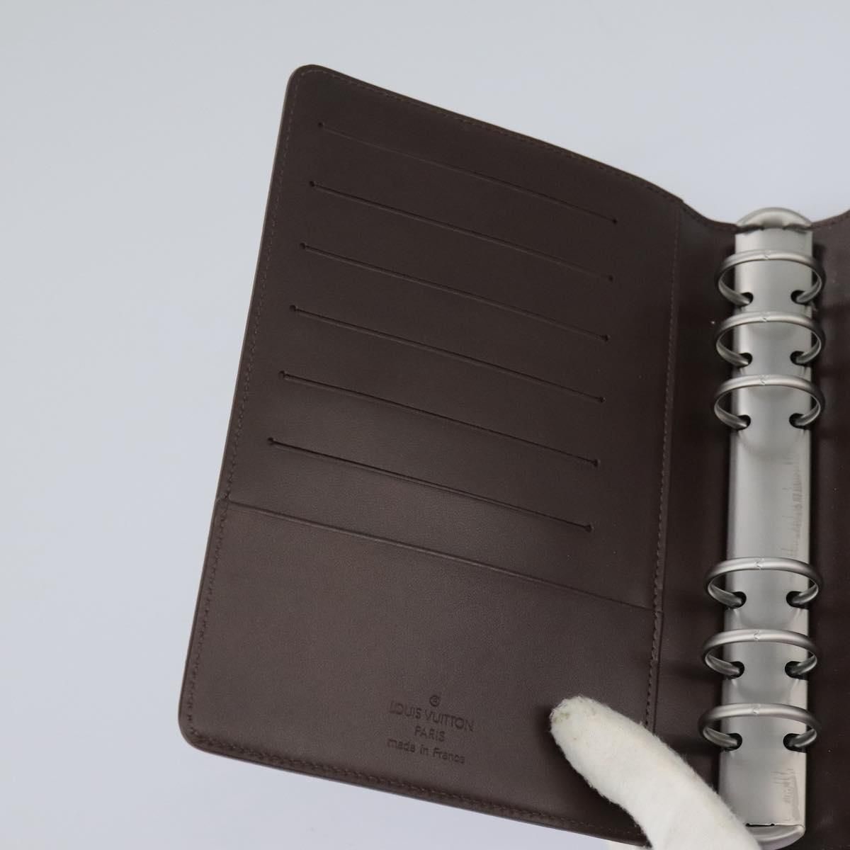 Louis Vuitton Epi Agenda Mm Day Planner Cover Mocha R 2004d Lv Auth