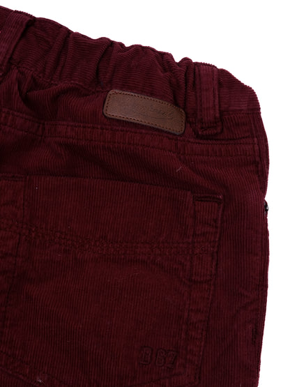 Excellent Bonpoint Red Cotton Pants Size 8 for Kids