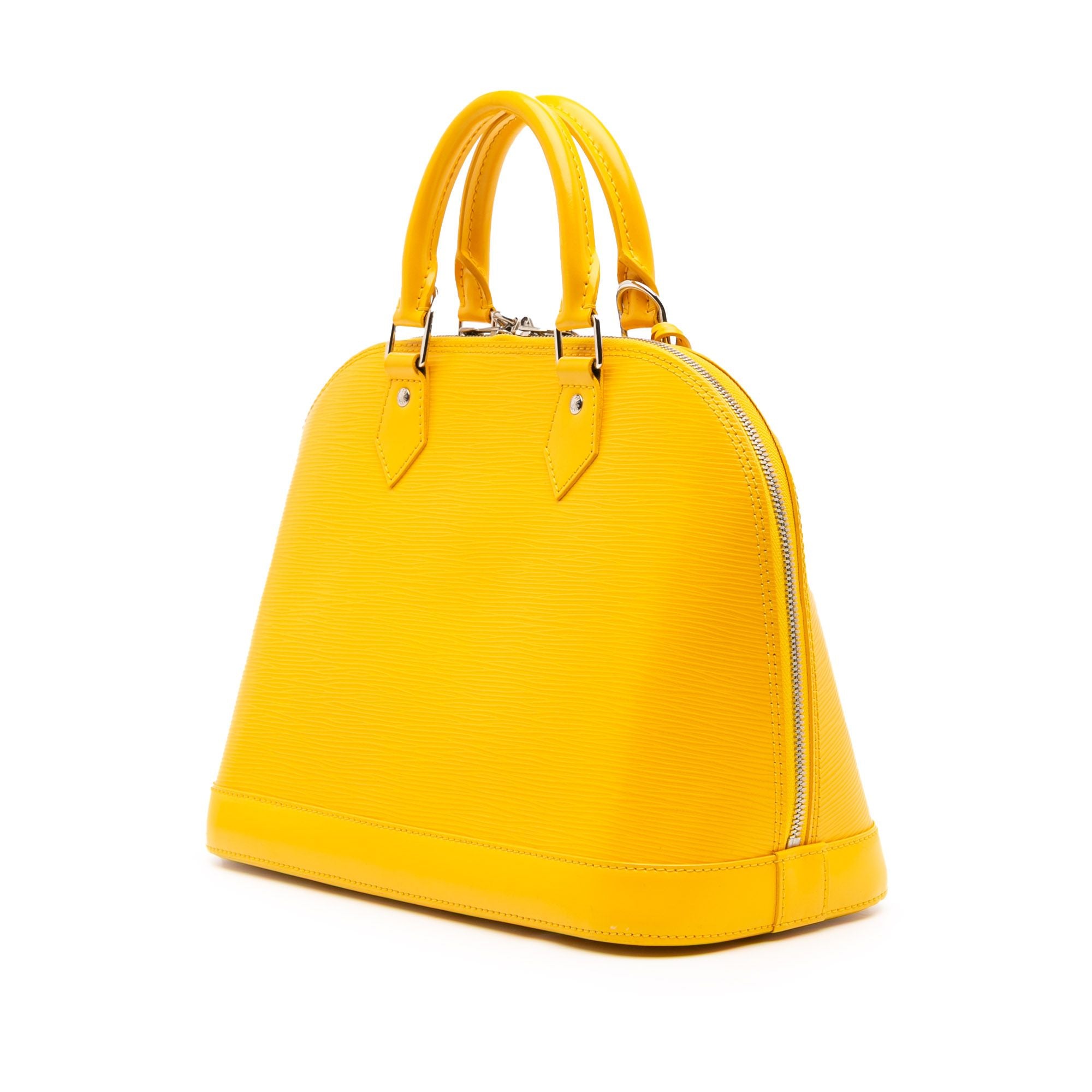 Louis Vuitton Epi Alma PM Yellow