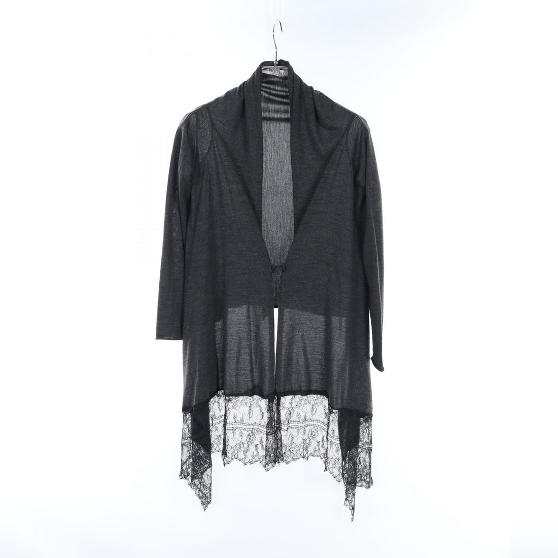 Valentino Cardigan Wool Silk Cashmere Gray S