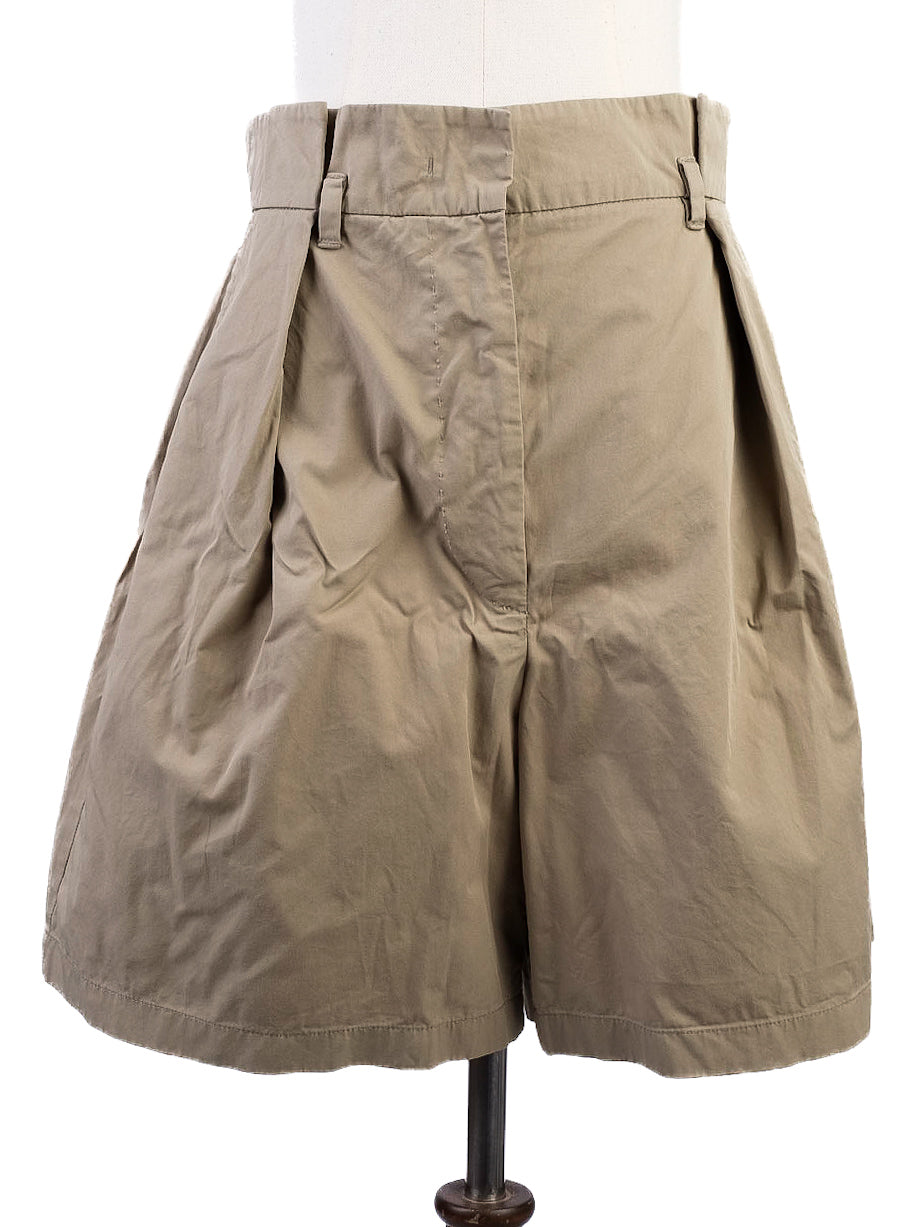 Excellent Weekend MaxMara Green Cotton Jacket &amp; Shorts Set Size L