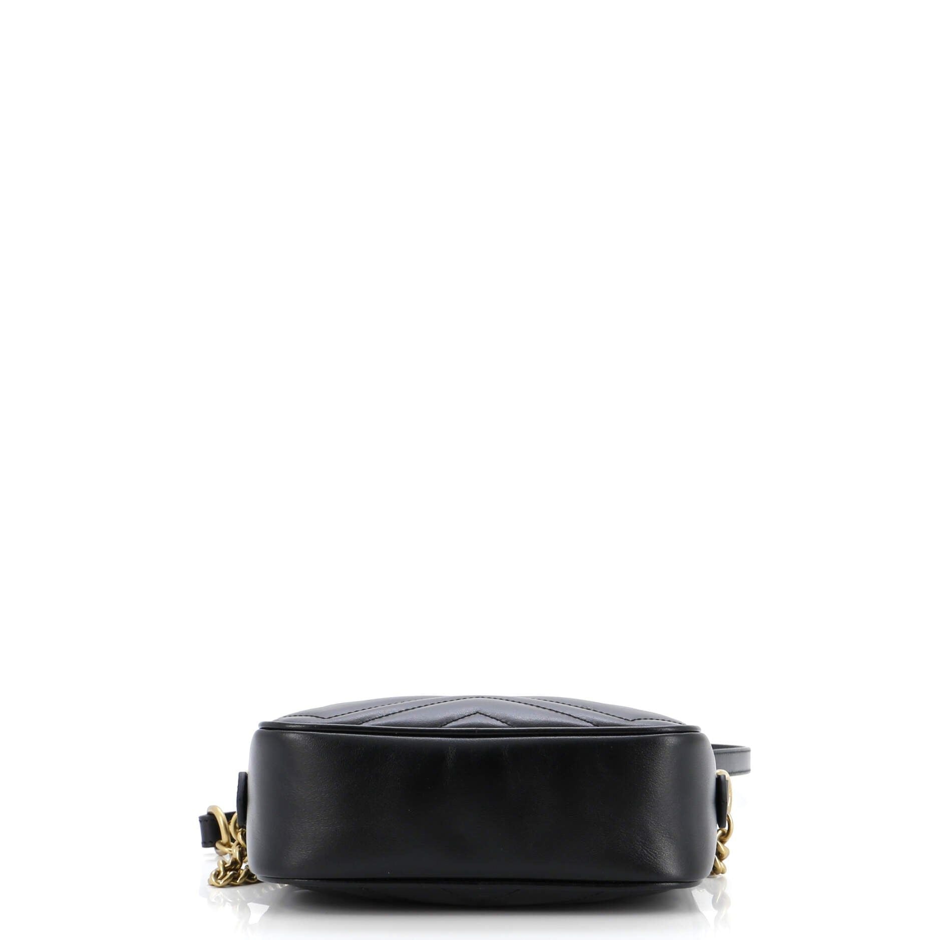 Gg Marmont Shoulder Bag Matelasse Leather Mini