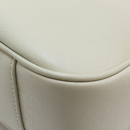 Gucci Diana Medium Bamboo Shoulder Handbag White Leather 746124
