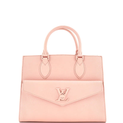 Louis Vuitton Lockme Monochrome Tote Leather Pm