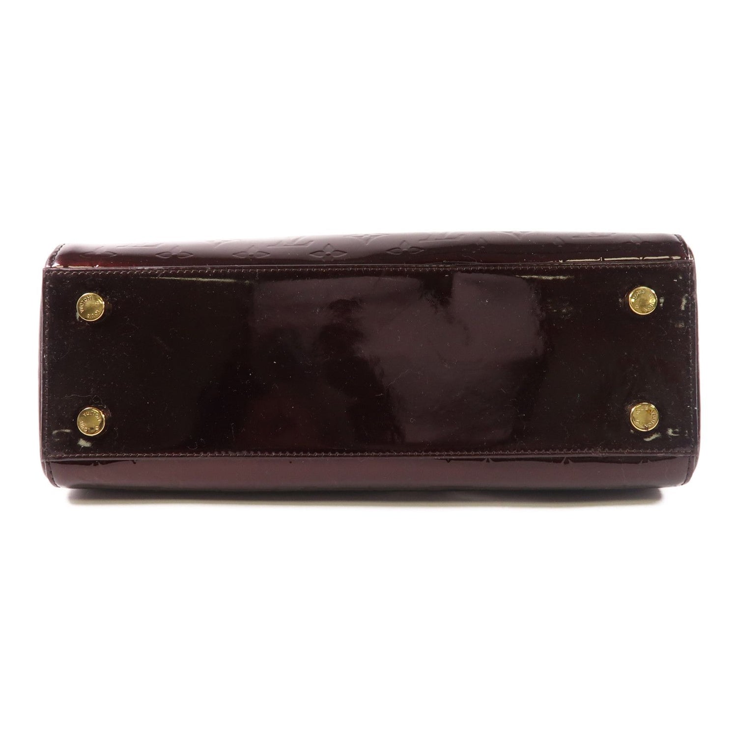 Louis Vuitton Vernis Brea Mm Hand-milled Shoulder Bag Rouge Fauviste Red Rouge 2way Shoulder Bag M 91690