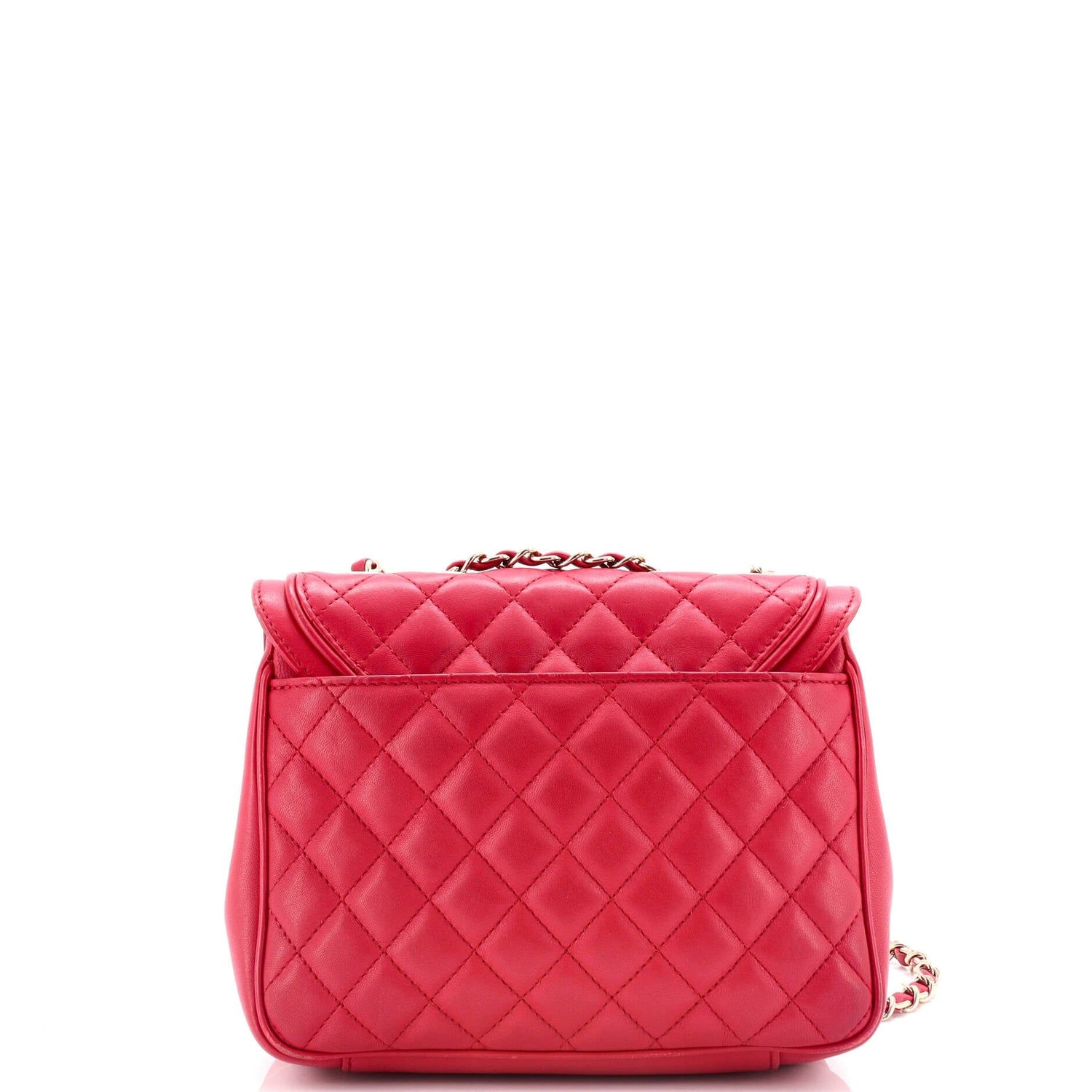Chanel Lovely Day Square Flap Bag Quilted Lambskin Medium