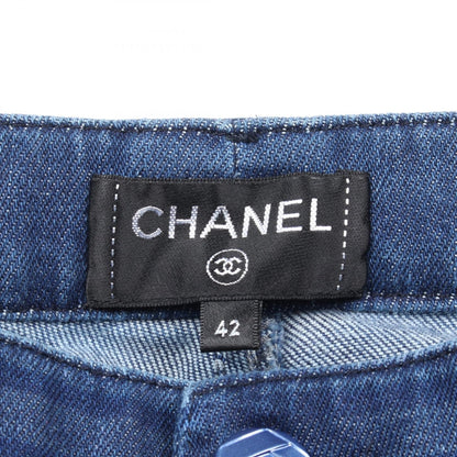 Chanel Navy Denim Pants Cotton P 58717