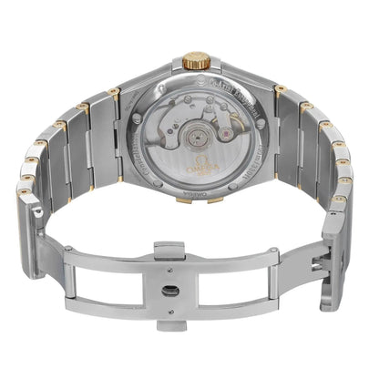 Omega Constellation 18K Yellow Gold Siver Dial Unisex Watch 123.20.35.20.02.006