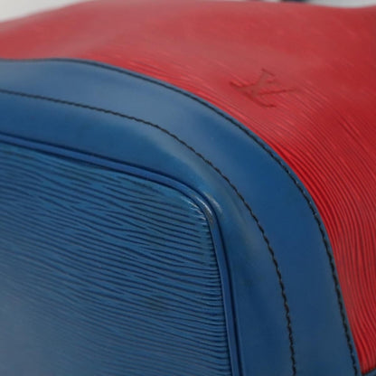 Louis Vuitton Epi Noe Shoulder Bag Bicolor Red Blue M 44084 Lv Auth