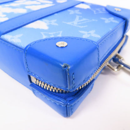 Louis Vuitton Monogram Clouds Soft Trunk Wallet Blue Shoulder Bag M 45432
