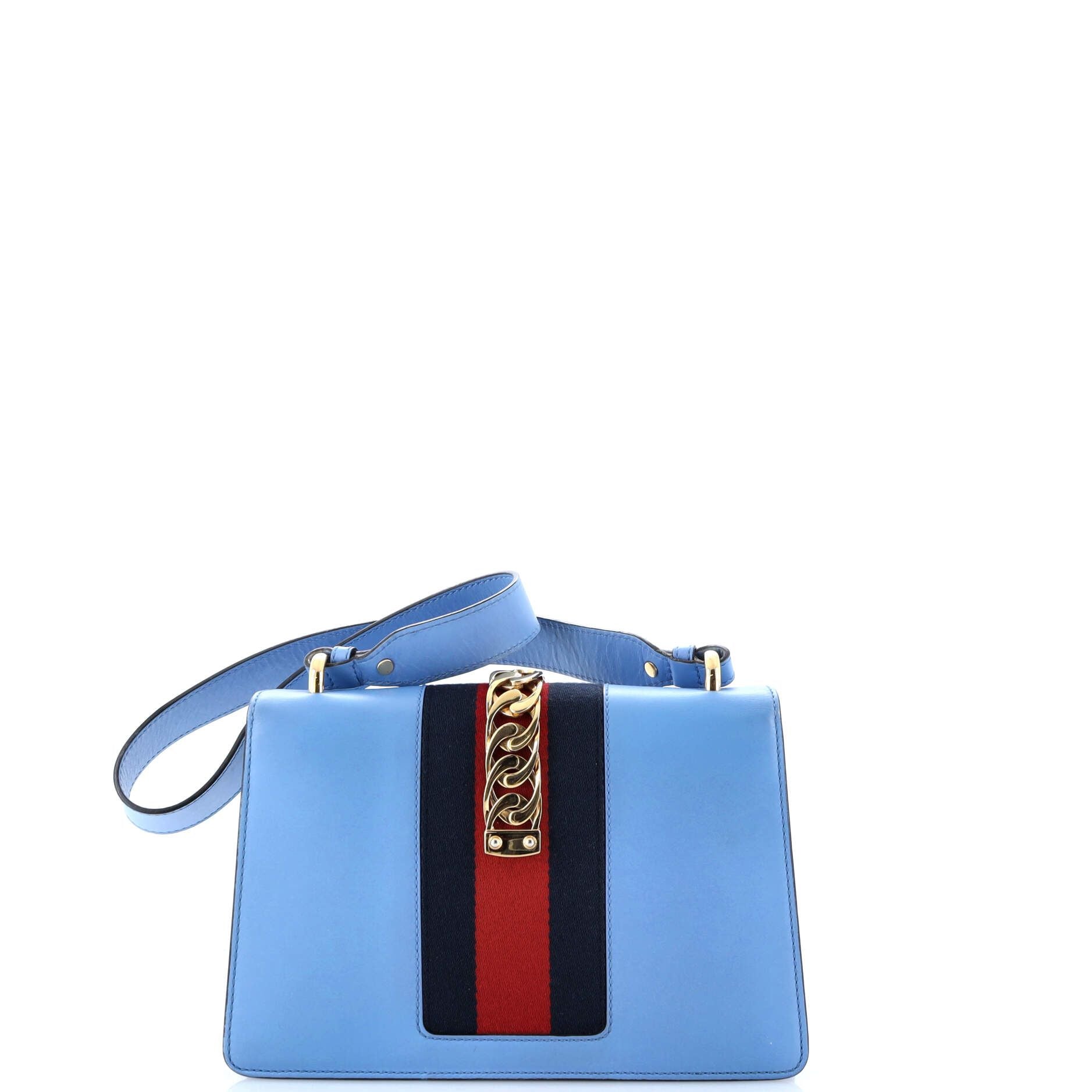 Gucci Sylvie Shoulder Bag Leather Small